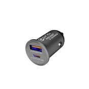 Avtomobilski polnilec za naprave s priključkom USB-C/USB-A, dvojni, 45W
