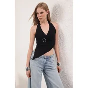 Trendyol Milla Ženska bluza Tprss25Bz00048, Crna