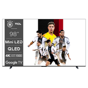 TCL 98C803 4K QLED Mini-LED TV 248cm (98)