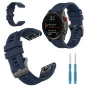 Silikonski pašček za Garmin Fenix 7s/7s Solar/Fenix 8 43 mm, močan