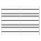 rocada BELA magnetna TABLA 150x200cm SkinBoard z notnim črtovjem NBT-6421MUS2