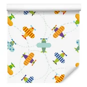 Fototapeta Barvita letala in nebo za dnevno sobo in spalnico 50x1000 cm