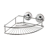 RIDDER Ugaona vakuum žicana polica inox