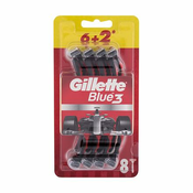 Gillette Blue 3 Brijac za jednokratnu upotrebu, 8 komada