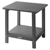 VEVOR Zunanja stranska mizica 450x380x440 mm siva