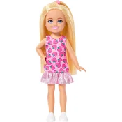 Lutka Barbie Family & Friends Club Chelsea - 14 cm, motiv jagod (JJB33)