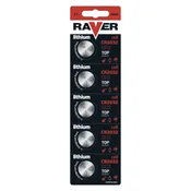 Baterija RAVER gumbna CR2032 5 blister 5/1