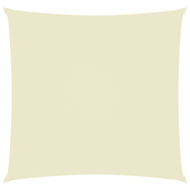vidaXL vidaXL Senčno jadro oksford blago kvadratno 3x3 m krem, (20609439)