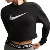 Nike Ženski duks Pro NP DF IB8979, Crni