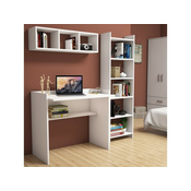 Hanah Home HANAH HOME Matilda pisalna miza s knjižno polico, (20863695)