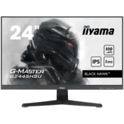 IIYAMA gaming monitor G2445HSU-B2, 24, 1920 x 1080 (Full HD), IPS, 100 Hz, HDMI, DP