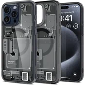 shumee Ultra hibridni ovitek Mag z MagSafe za iPhone 15 Pro siv/črn