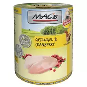 MAC´s Cat 6x400 g - Kitten teletina & puranja srca