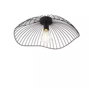 Dizajnerska stropna svetilka črna 50 cm - Pua