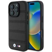 BMW BMHMP16L23PUSPK iPhone 16 Pro 6.3 black hardcase M Perforated And Stitched Line MagSafe (BMHMP16L23PUSPK)