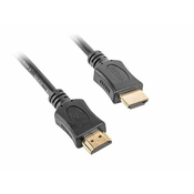 GEMBIRD Kabel HDMI-HDMI 3m, 1.4, M/M oklopljen, zlatni kontakti, CCS, ethernet, crni