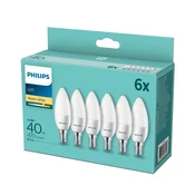 Komplet od 6 LED sijalica Philips E14/5,5W/230V 2700K