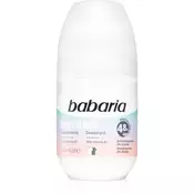 Babaria Deodorant Invisible antiperspirant roll-on protiv bijelih i žutih mrlja 50 ml