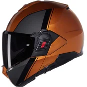 Preklopna motociklisticka kaciga Nolan N120-1 Verniciatura Speciale N-COM 343 sjajna oker-crna