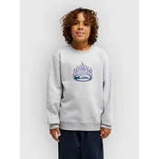 Quiksilver Graphic Crew Kids Sweater light grey heather