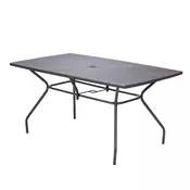 MELFI Baštenski metalni sto 150×90×74 cm