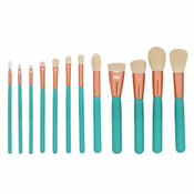 MIMO Makeup Brush Set Turquoise 12 Pcs set kistova