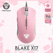 Miška X17 Blake, USB, Sakura, Fantech, pink