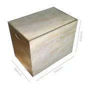 Paracot Lesena pliometrijska škatla - 51 x 61 x 76 cm