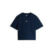 Tommy Jeans Majica nočno modra/rdeča/bela
