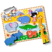 Melissa &amp, Doug: Živalska sestavljanka - Safari - Spin Master