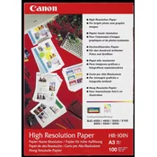 Canon - Foto papir Canon HR-101, A3, 100 listov, 106 gramov