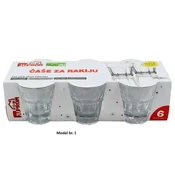Cašice 6/1 staklo za rakiju 380232