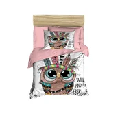 Lessential Maison PH140 Braon/Roze/Bela Posteljina za Bebe