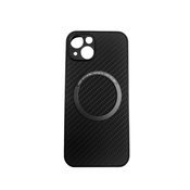 INF Magnetni etui za polnjenje telefona iz ogljikovih vlaken za iPhone Black iPhone 13, (21257356)