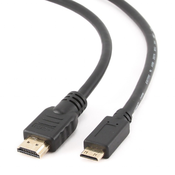 GEMBIRD HDMI - mini HDMI, 3m HDMI kabl HDMI tip A (Standardni) HDMI tip C (Mini) Crni