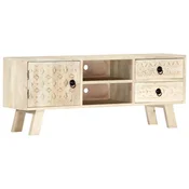 shumee vidaXL TV omarica 110 x 30 x 44 cm masivni mangov les