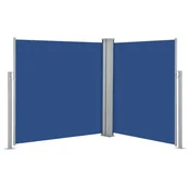 Uvlaciva bocna tenda 140 x 600 cm plava