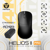 Mis Wireless Gaming Fantech XD3 (V3) PRO 4K Helios II crni sa ACM03 (dongle)