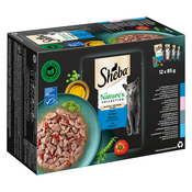 Sheba Natures Collection u umaku 96 x 85 g - Izbor ribe (tuna, losos, bakalar, dubokomorska riba)