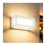 Brilagi - PARKER LED/12W/230V zunanja stenska svetilka s senzorjem, bela, IP44