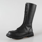 Usnjen škorenj unisex - BRANDIT - 9004-black