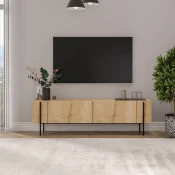 Hanah Home TV Komoda Herman, 160x45,6x31,4 cm, Hrast