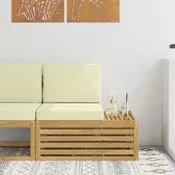 Vanjske kutne jedinice kauca Bijela i krem 91 x 63 x 73 cm