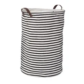 Črno-bela košara za perilo Premier Housewares Stripe, 69 l