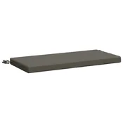 Vidaxl Blazina za klop SOEST 100% poliester Siva 60 x 40 x 5 cm