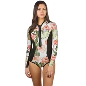 Rip Curl G Bomb Spring Hi Cut LS Springsuit white