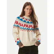 Napapijri Pulover D-Fiames NP0A892S Svetlo bež Regular Fit