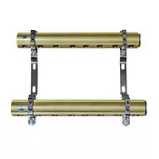 REITER RMCO#210-45-08 Messing razdelilnik radiatornega ogrevanja 45 mm razmak 8 krogov