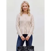 VERO MODA Pletena jopa VMLOON ecru