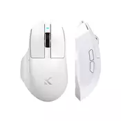 Mchose Bežični gaming miš G7 Lightweight, 26000 DPI, Ergonomski, Beli